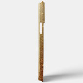 Moderne, elegante goldene Blütenkurve Case-Mate iPhone Hülle (Rückseite / Rechts)