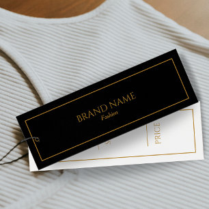 Moderne elegante goldene Schwarz-Weiß-Anhänger