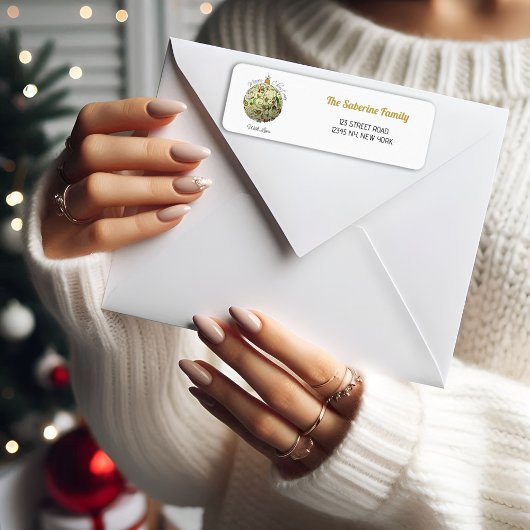 Moderne Elegante Goldene Weihnachtszeit