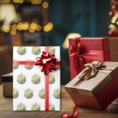 Moderne Elegante Goldene Weihnachtszeit Geschenkpapier
