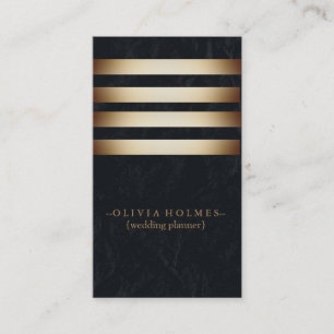 Moderne Elegante Goldfolie Metall Professionell Visitenkarte