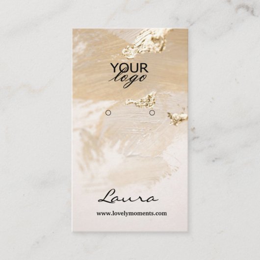 Moderne elegante Goldmedaille Visitenkarte (Vorderseite)