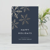 Moderne Elegante Golfregion Feiertagskarte (Stehend Vorderseite)