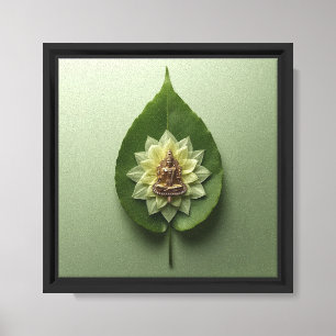 Moderne elegante Gottesdesign Leinwanddruck