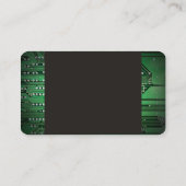 Moderne elegante, graue Kreiselreparatur Visitenkarte (Rückseite)