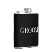 Moderne Elegante Groom Flask Flachmann (Rechts)