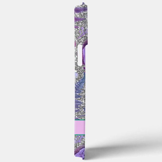 Moderne, elegante grüne Frühlingsprobe Blätter und Case-Mate iPhone Hülle (Rückseite / Rechts)