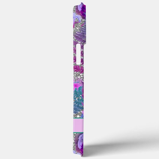 Moderne, elegante grüne Frühlingsprobe Blätter und Case-Mate iPhone Hülle (Rückseite / Rechts)