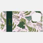 Moderne, elegante grüne Frühlingsstifte und Blätte Case-Mate iPhone Hülle (Rückseite (Horizontal))