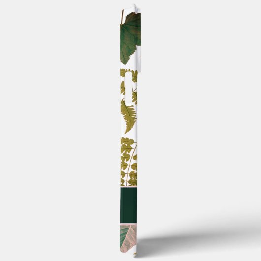 Moderne, elegante grüne Frühlingsstifte und Blätte Case-Mate iPhone Hülle (Rückseite / Rechts)