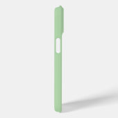 Moderne elegante grüne Monogramm-Initialen Case-Mate iPhone Hülle (Rückseite / Rechts)
