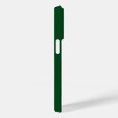 Moderne elegante grüne Monogramm-Initialen Case-Mate iPhone Hülle (Rückseite / Rechts)