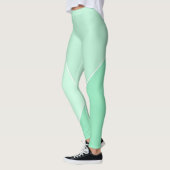 Moderne, elegante, grüne Vorlage Leggings (Links)