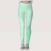 Moderne, elegante, grüne Vorlage Leggings (Vorderseite)