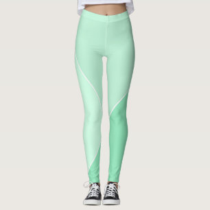 Moderne, elegante, grüne Vorlage Leggings