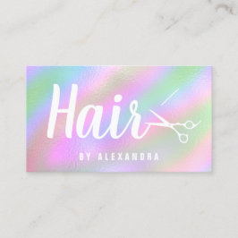 Moderne, elegante Hairstylistische Schere Visitenkarte