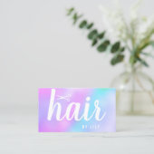 Moderne, elegante Hairstylistische Schere Visitenkarte (Stehend Vorderseite)