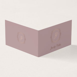 Moderne, elegante, handgeschriebene Skriptvorlage Visitenkarten