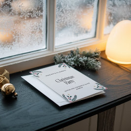 Moderne Elegante Happy Christmas Party Einladung