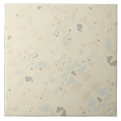 Moderne Elegante Hellgelbe Terrazzo Fliese (Vorderseite)