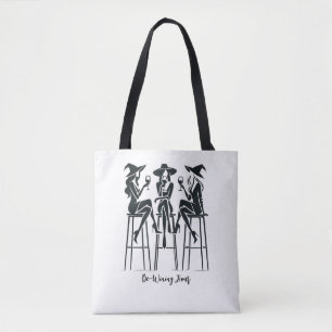 Moderne, elegante Hexen Weinnacht, Halloween Tasche