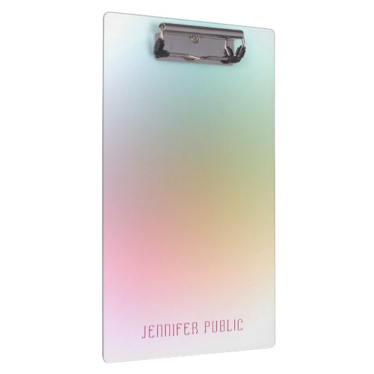 Moderne elegante Hintergrundvorlage Klemmbrett (Rechts)