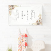 Moderne, elegante Hochzeit Banner (Insitu)