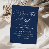 Moderne, elegante Hochzeit der Kalligraphie Save The Date