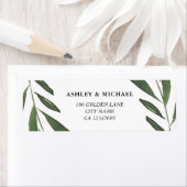 Moderne, elegante Hochzeit mit grünem Wasserfarben (Insitu)