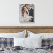 Moderne Elegante Hochzeit nach Maß im Foto Leinwanddruck (Insitu (Schlafzimmer))