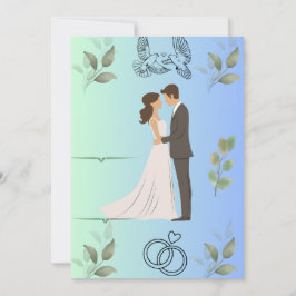 Moderne elegante Hochzeits-Einladungsvorlage | Edi Einladung