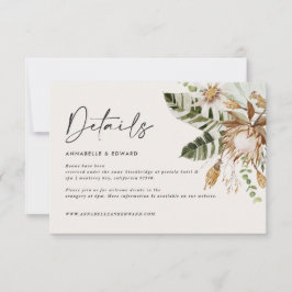 Moderne, elegante Hochzeitskarte RSVP
