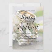 Moderne Elegante Hochzeitsrennen Einladung (Vorderseite)