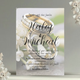 Moderne Elegante Hochzeitsrennen Einladung