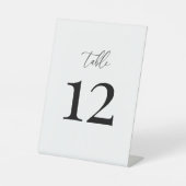 Moderne, elegante Hochzeitsstiftung Sockelschild (Vorderseite)