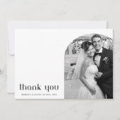 Moderne elegante Hochzeitsstipps - Fotos Danke Kar (Vorderseite)