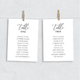 Moderne elegante Hochzeitstisch-Seekarten