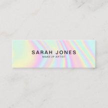 Moderne elegante holografische Visitenkarte