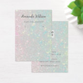 Moderne elegante Hologramm Ohrring-Display-Karte (Schreibtisch)