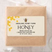 Moderne elegante Honey Labels (Insitu)