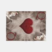 Moderne, elegante Illustration der Königin der Her Fleecedecke (Vorderseite (Horizontal))