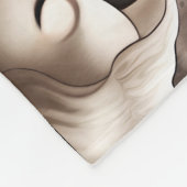 Moderne, elegante Illustration der Königin der Her Fleecedecke (Ecke)