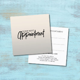 Moderne Elegante Imitate Der schöne Salon Terminkarte