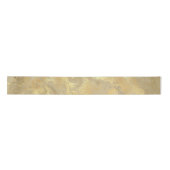 Moderne elegante Imitate Gold Aquarellmarble Muste Satinband (Vorderseite)