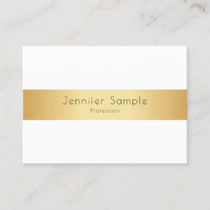 Moderne Elegante Imitate Gold Beruflich Visitenkarte