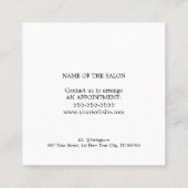 Moderne elegante Imitate Gold Blue Coupon (Rückseite)