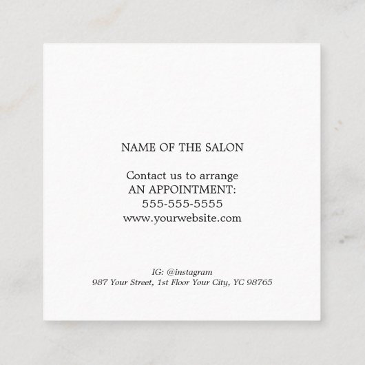 Moderne elegante Imitate Gold Blue Coupon (Rückseite)