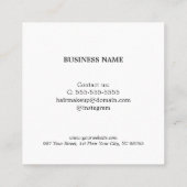 Moderne elegante Imitate Gold Coupon (Rückseite)