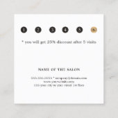 Moderne Elegante Imitate Goldenen Traum Treuekarte (Rückseite)