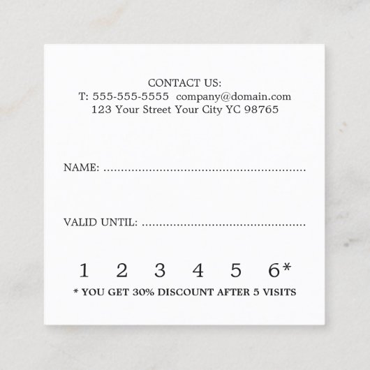 Moderne Elegante Imitate Goldenes Herz Treuekarte (Rückseite)